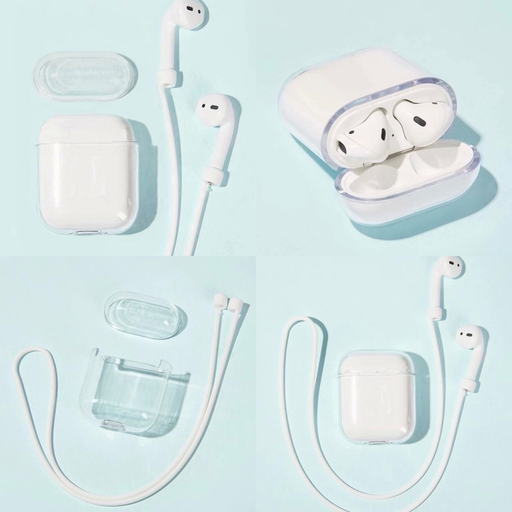 4/$40Clear Air-pods Box Protector & Anti-Lost Rope